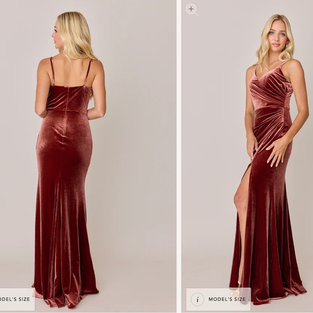 Revelry Rory dress in Dusty Rose